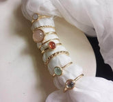 CHARMIEZZ Vintage 8PCS Rings Set